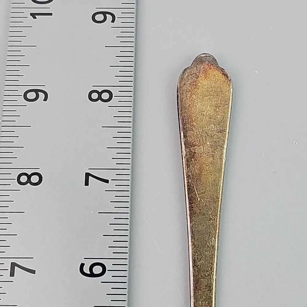 Vintage Holmes & Edwards Silver Plate Serving Fork 8.50 in Pierced Design